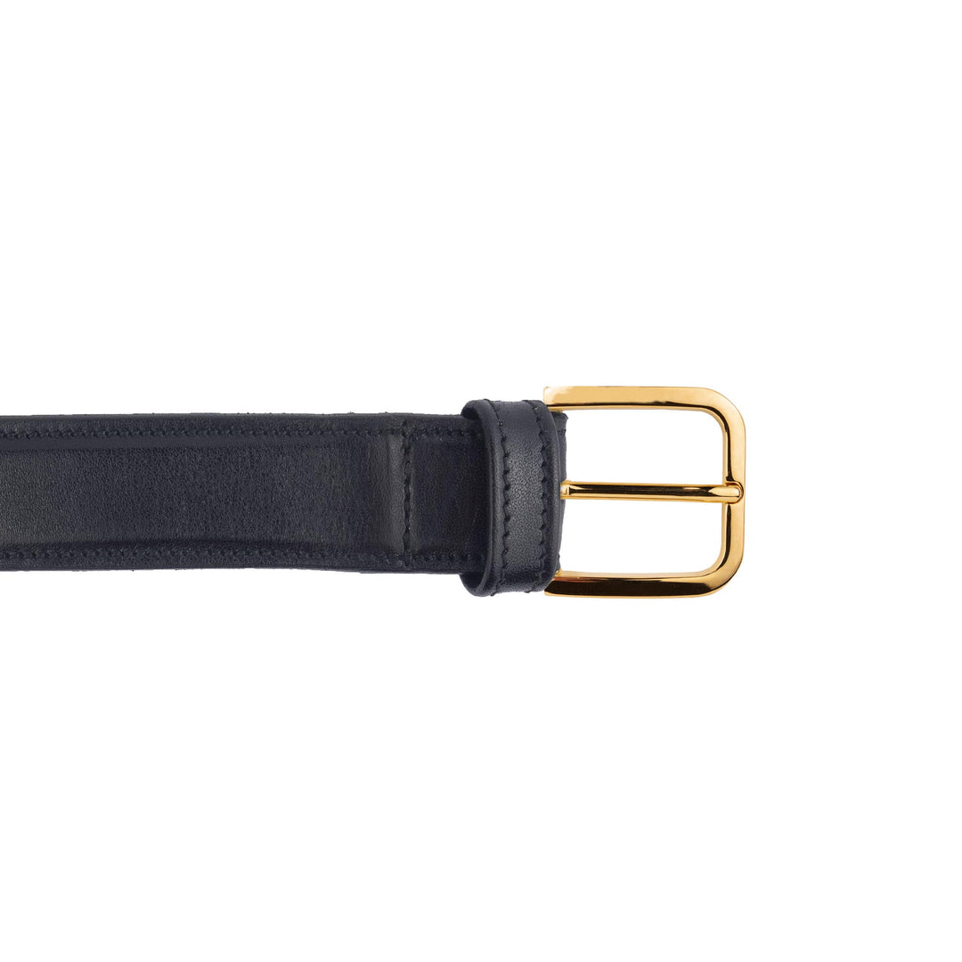 Cintura senza nichel uomo in pelle artigianale Doride#colore_nero