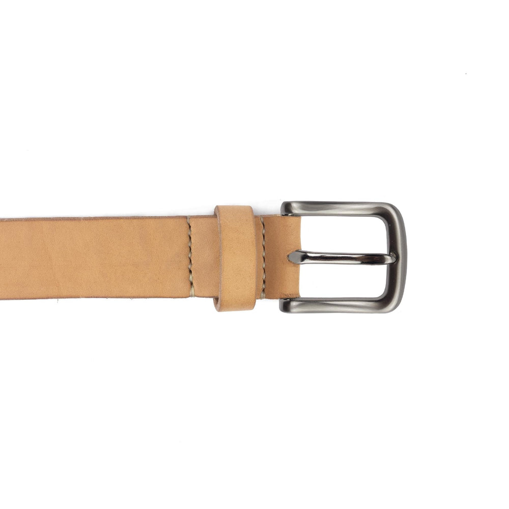 Cintura in cuoio artigianale Aker#colore_naturale