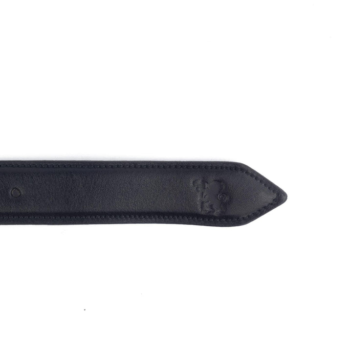 Cintura uomo in pelle artigianale Larth#colore_nero