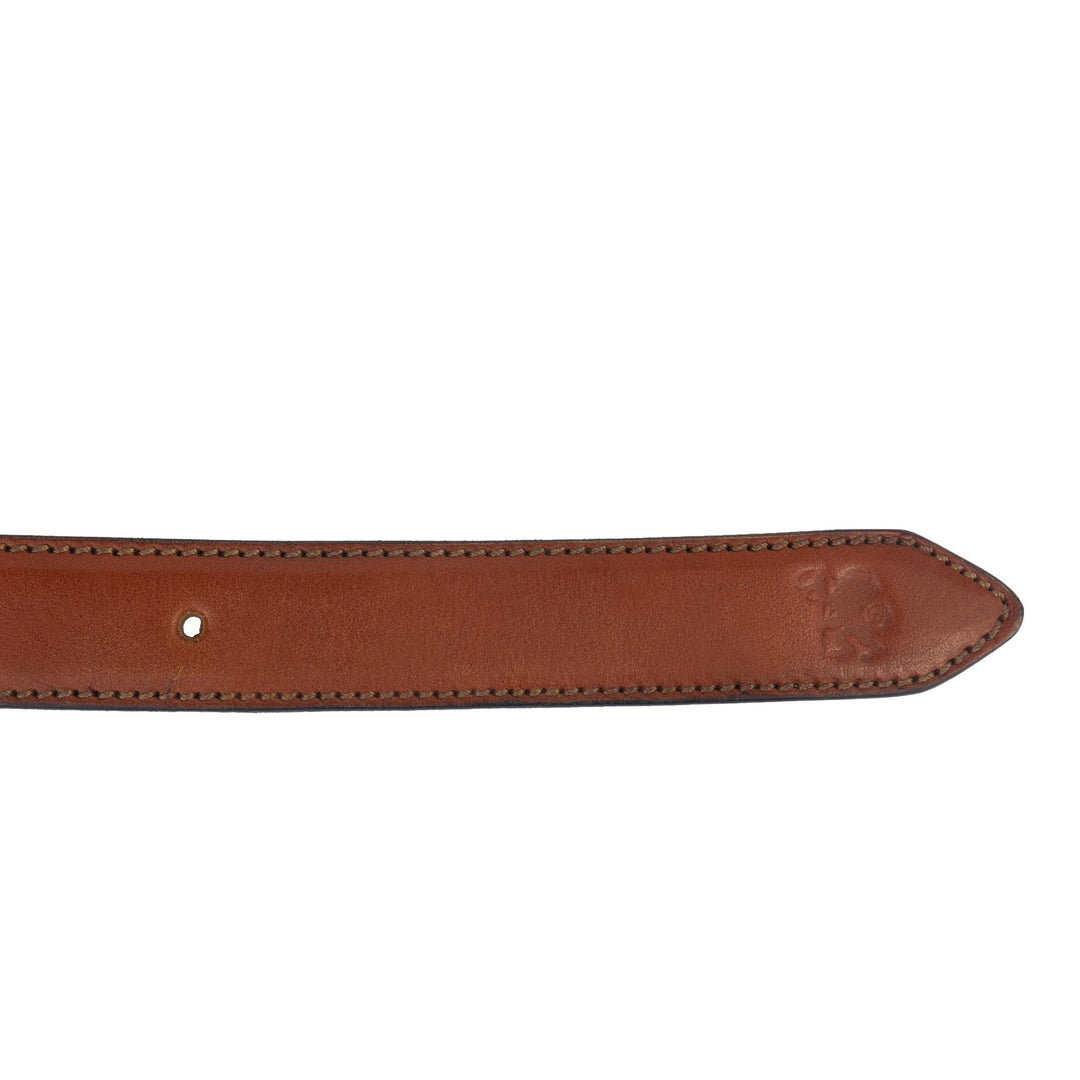 Cintura uomo in pelle artigianale Larth#colore_marrone-chiaro