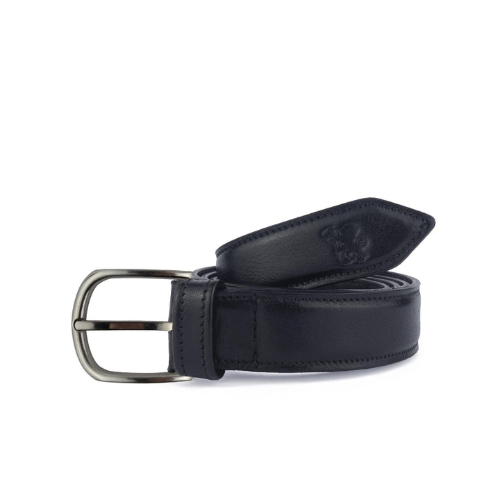 Cintura uomo in pelle artigianale senza nichel Armenius#colore_nero