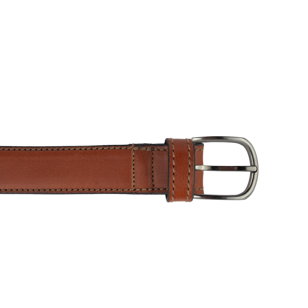 Cintura uomo in pelle artigianale senza nichel Armenius#colore_marrone-chiaro
