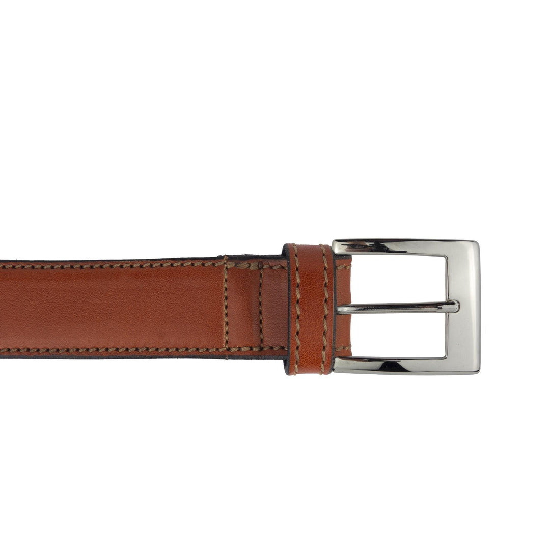 Cintura uomo in pelle artigianale Hulx#colore_marrone-chiaro