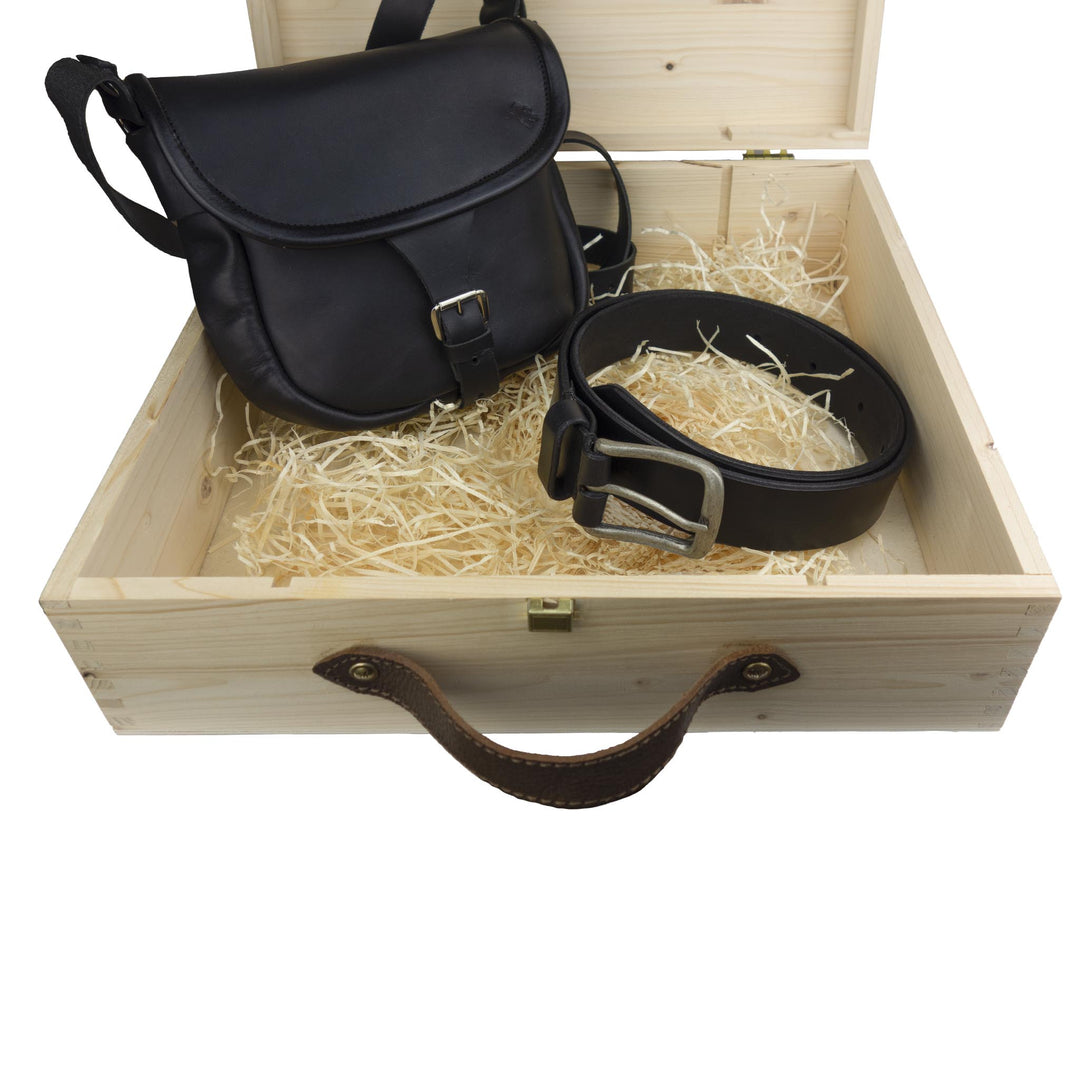 Country kit artigianale in cuoio toscano